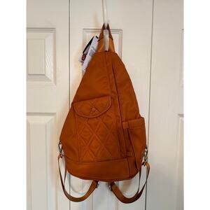 IHKWIP The convertible sling backpack - warm Carmel - Like new!